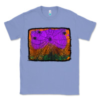 Colony Blue halloween spider web background Classic Tee - Jasminsmagicworld