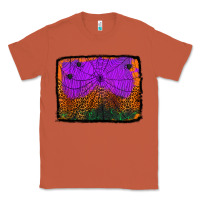 Copper halloween spider web background Classic Tee - Jasminsmagicworld