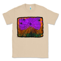 Mushroom halloween spider web background Classic Tee - Jasminsmagicworld