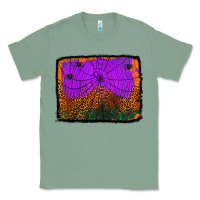 Sage halloween spider web background Classic Tee - Jasminsmagicworld