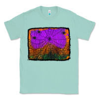 Seafoam halloween spider web background Classic Tee - Jasminsmagicworld