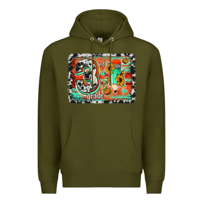 Western Back To School 3rd Grade Premium Hoodie by Jasminsmagicworld | Teevron