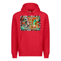 Red western back to school 3rd grade Premium Hoodie - Jasminsmagicworld