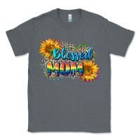 Charcoal Heather Blessed mom Classic Tee - CowGirlArtShop