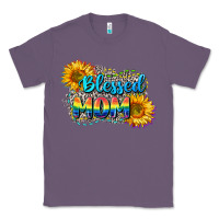 Lavender Blessed mom Classic Tee - CowGirlArtShop