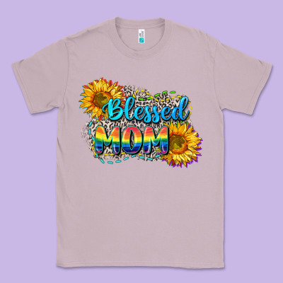Blessed Mom Classic Tee Designed By Cowgirlartshop
