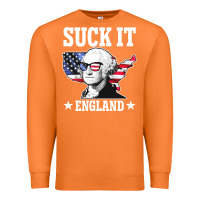 Carrot funny george washington suck it england Premium Sweatshirt - DesigneFamous