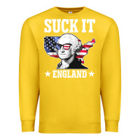 Lemon funny george washington suck it england Premium Sweatshirt - DesigneFamous