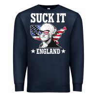 Navy funny george washington suck it england Premium Sweatshirt - DesigneFamous