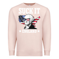 Pale Pink funny george washington suck it england Premium Sweatshirt - DesigneFamous