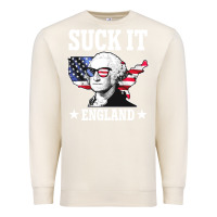 Sandshell funny george washington suck it england Premium Sweatshirt - DesigneFamous