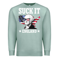 Seafoam funny george washington suck it england Premium Sweatshirt - DesigneFamous