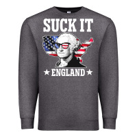 Charcoal Heather funny george washington suck it england Premium Sweatshirt - DesigneFamous