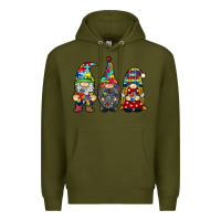 Army Green autism gnomies Premium Hoodie - RacoonDesign