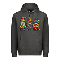 Charcoal Heather autism gnomies Premium Hoodie - RacoonDesign