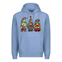 Colony Blue autism gnomies Premium Hoodie - RacoonDesign