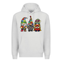 Dove Grey autism gnomies Premium Hoodie - RacoonDesign
