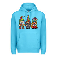 Ocean Blue autism gnomies Premium Hoodie - RacoonDesign