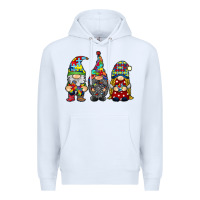 White autism gnomies Premium Hoodie - RacoonDesign