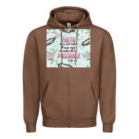 Chestnut faith does not make things easy Zipper Hoodie - JahusDesignShop