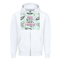 White faith does not make things easy Zipper Hoodie - JahusDesignShop