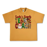 Peanut Butter Santa's Favorite Tennis Coach For Christmas Urban Heavy Tee - FaDigitalArtStudio