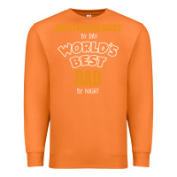 Anesthesiologist By Day Worlds Best Dad By Night Fathers Day Premium Sweatshirt | Teevron