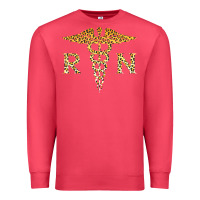 Cardinal rn registered nurse leopard lovely nursing student t shirt Premium Sweatshirt - linhVisuals