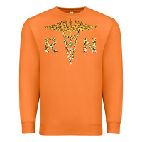 Carrot rn registered nurse leopard lovely nursing student t shirt Premium Sweatshirt - linhVisuals
