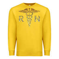 Lemon rn registered nurse leopard lovely nursing student t shirt Premium Sweatshirt - linhVisuals