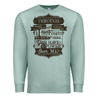 Seafoam labyrinth words Premium Sweatshirt - linhVisuals