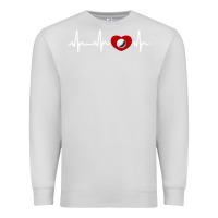 Dove Grey my heart beats for golf Premium Sweatshirt - linhVisuals
