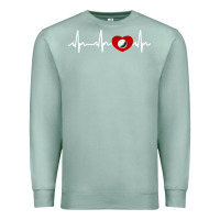 Seafoam my heart beats for golf Premium Sweatshirt - linhVisuals