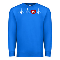 True Royal my heart beats for golf Premium Sweatshirt - linhVisuals