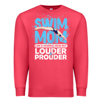 Cardinal womens swimmer swim mom louder prouder sports mother t shirt t shirt Premium Sweatshirt - linhVisuals