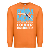 Carrot womens swimmer swim mom louder prouder sports mother t shirt t shirt Premium Sweatshirt - linhVisuals