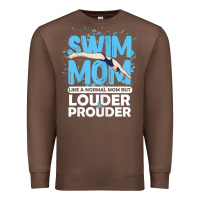 Chestnut womens swimmer swim mom louder prouder sports mother t shirt t shirt Premium Sweatshirt - linhVisuals