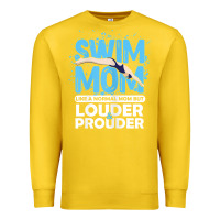 Lemon womens swimmer swim mom louder prouder sports mother t shirt t shirt Premium Sweatshirt - linhVisuals