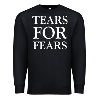 Black Tëärs För Fëärs WHITE Premium Sweatshirt - linhVisuals