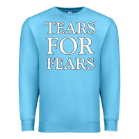 Ocean Blue Tëärs För Fëärs WHITE Premium Sweatshirt - linhVisuals