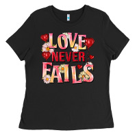 Black Love never fails Ladies Tee - FaDigitalArtStudio