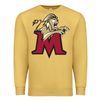 Antique Gold lions, molloy college Premium Sweatshirt - linhVisuals