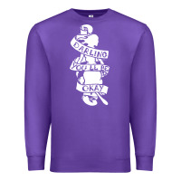 Purple pierce the veil back Premium Sweatshirt - linhVisuals