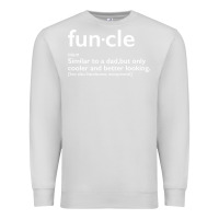 Dove Grey funcle Premium Sweatshirt - linhVisuals