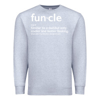 Heather Grey funcle Premium Sweatshirt - linhVisuals