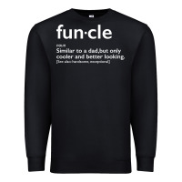 Black funcle Premium Sweatshirt - linhVisuals