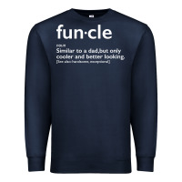 Navy funcle Premium Sweatshirt - linhVisuals