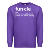 Purple funcle Premium Sweatshirt - linhVisuals