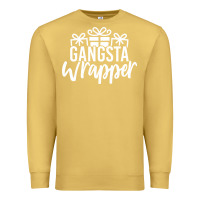 Antique Gold gangsta wrapper Premium Sweatshirt - linhVisuals