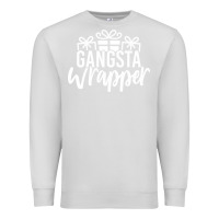 Dove Grey gangsta wrapper Premium Sweatshirt - linhVisuals